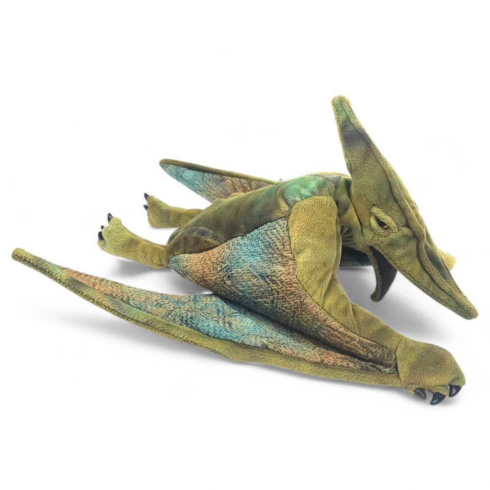 Folkmanis Flying Pteranodon Pterodactyl Dinosaur Plush Hand Puppet Vintage